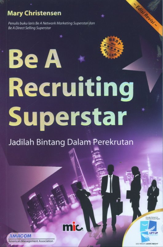 Cover Buku Be A Recruting Superstar: Jadilah Bintang Dalam Perekrutan
