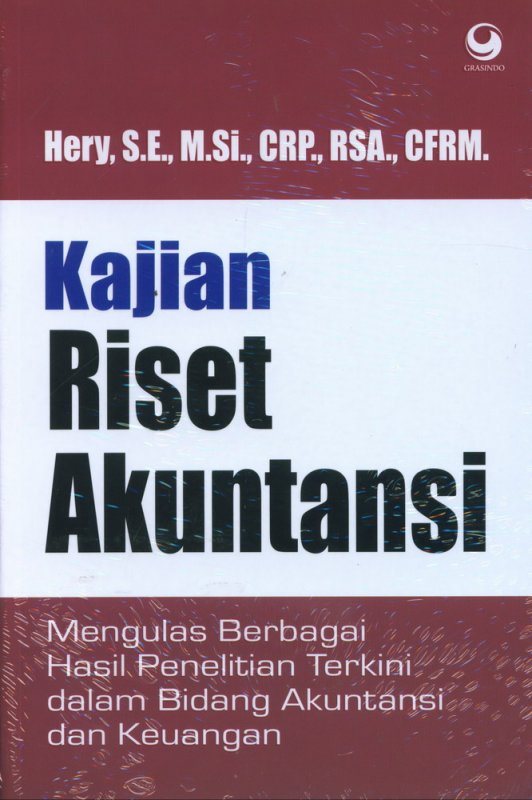 Cover Buku Kajian Riset Akuntansi