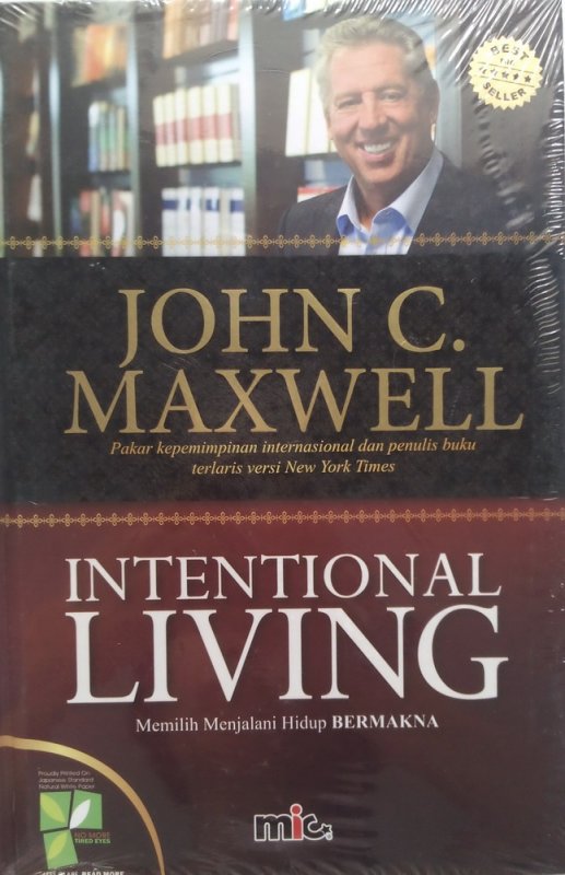 Cover Buku Intentional Living (HC) (Disc 50%)