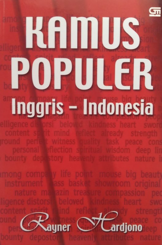 Cover Buku Kamus Populer Inggris - Indonesia