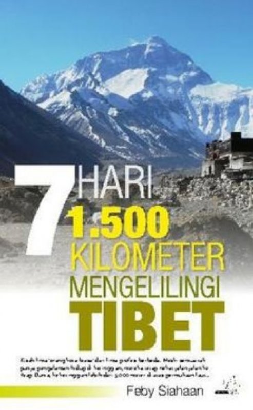 Cover Buku  7 Hari 1500 Kilometer Mengelilingi Tibet