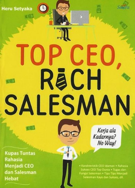 Cover Buku TOP CEO, RICH SALESMAN