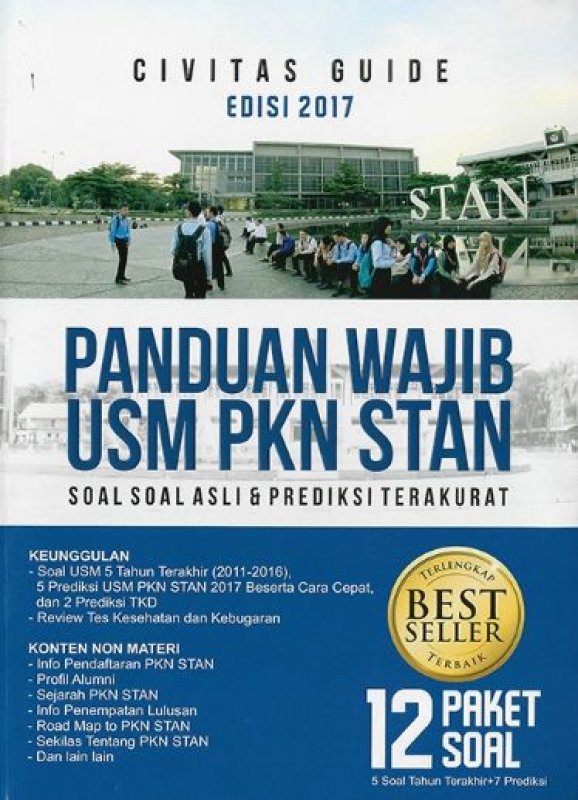 Cover Buku PANDUAN WAJIB USM PKN STAN EDISI 2017