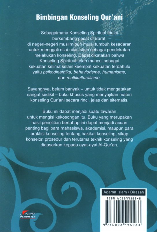Cover Belakang Buku Bimbingan Konseling Qurani Jilid 2