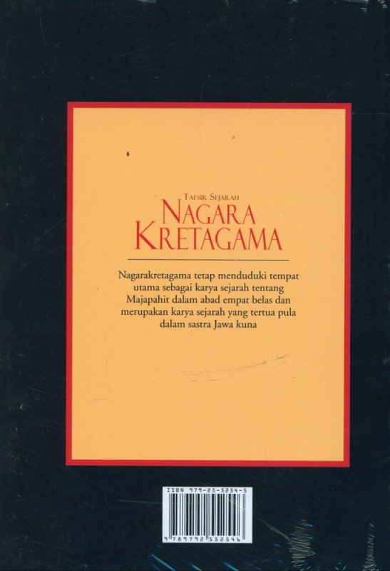 Cover Belakang Buku Tafsir Sejarah Nagara Kretagama