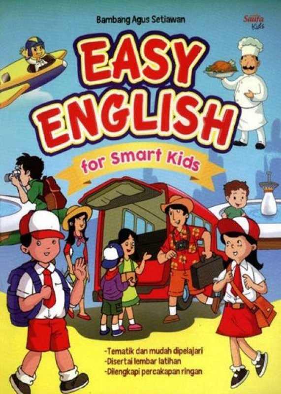 Cover Buku EASY ENGLISH FOR SMART KIDS
