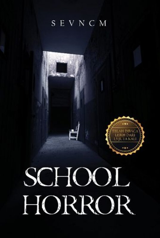Cover Buku School Horror (Bonus Pin Keren)
