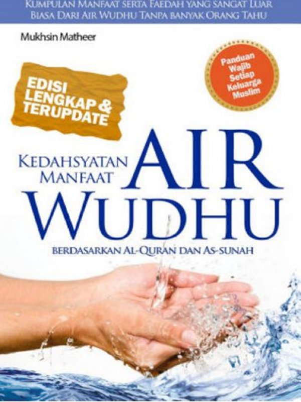 Cover Buku KEDAHSYATAN MANFAAT AIR WUDHU