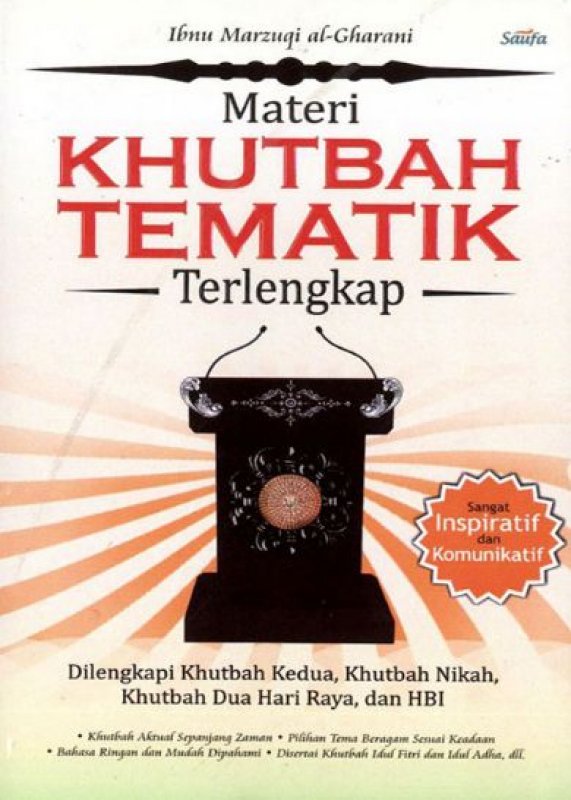 Cover Buku MATERI KHUTBAH TEMATIK TERLENGKAP