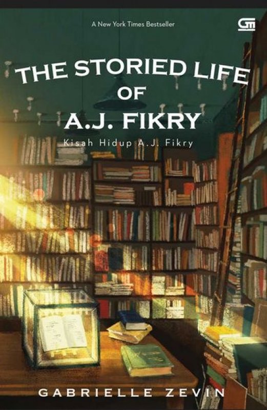Cover Buku Kisah Hidup A.J. Fikry - The Storied Life Of A.J. Fikry