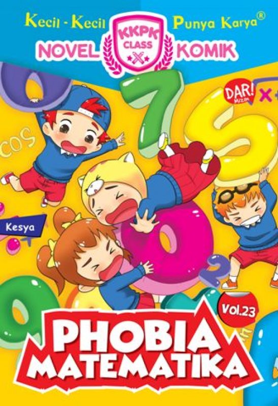 Cover Buku KKPK Class Nomik: Phobia Matematika