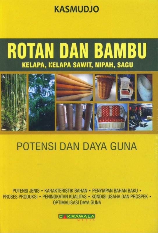 Cover Buku Rotan dan Bambu (Kelapa, Kelapa Sawit, Nipan, Sagu Potensi dan Daya Guna)