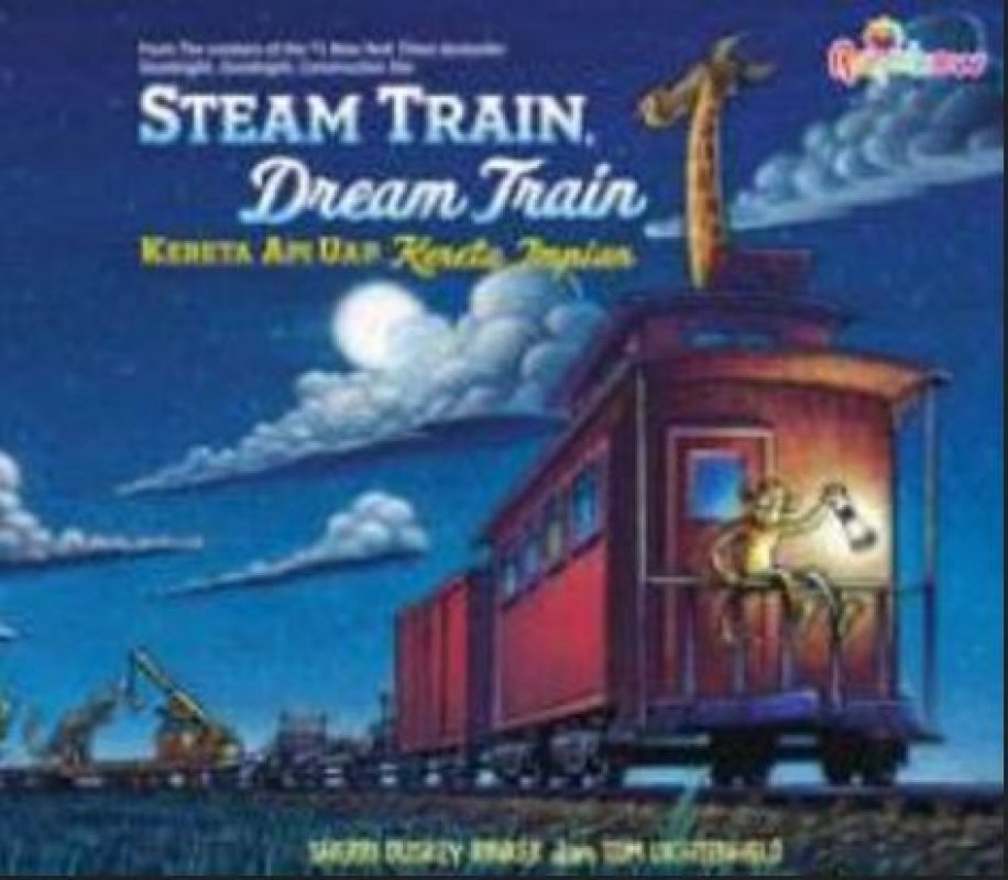 Cover Buku Steam Train, Dream Train, Kereta Api Uap, Kereta Impian