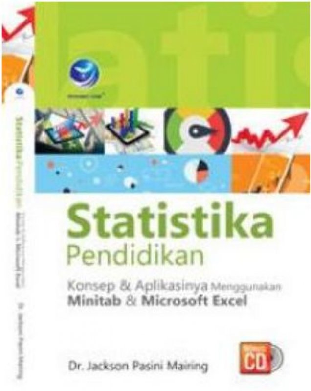 Cover Buku Statistika Pendidikan, Konsep Dan Penerapannya Menggunakan Minitab Dan Microsoft Excel+ cd