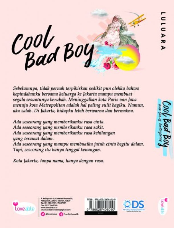 Cover Belakang Buku Cool Bad Boy [Edisi TTD]