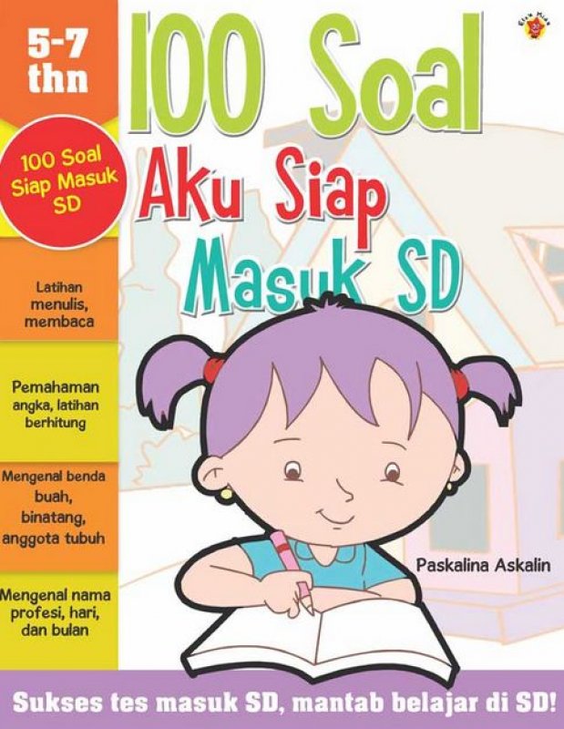 Cover Buku 100 Soal Aku Siap Masuk SD