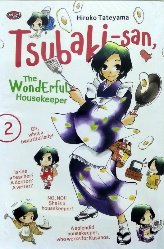 Cover Buku Tsubaki-san, The Worderful Housekeeper 02
