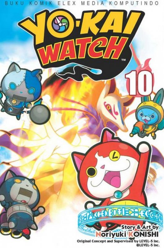 Cover Buku Yokai Watch Vol. 10