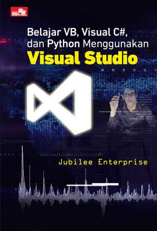 Cover Buku Belajar VB, Visual C#, dan Python Menggunakan Visual Studio