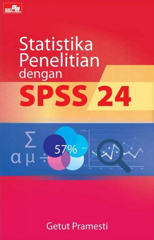Cover Buku Statistika Penelitian dengan SPSS 24