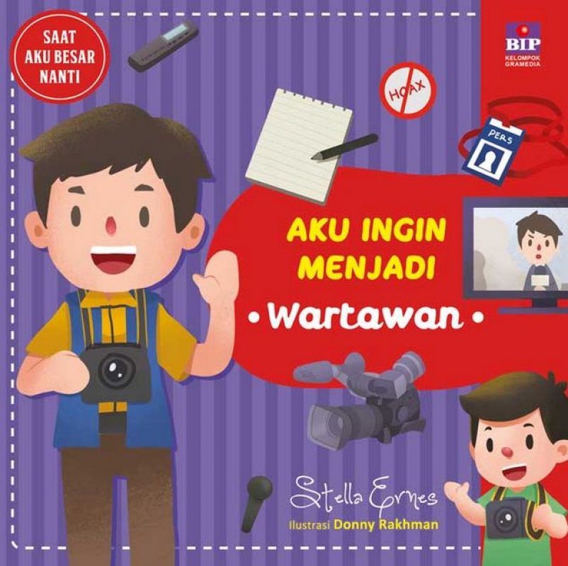 Cover Buku Aku ingin Menjadi Wartawan