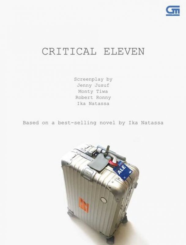 Cover Buku Critical Eleven Screenplay + Behind The Scenes