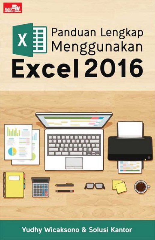 Cover Buku Panduan Lengkap Menggunakan Excel 2016