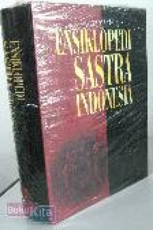 Cover Buku Ensiklopedi Sastra Indonesia SC 4 BUKU