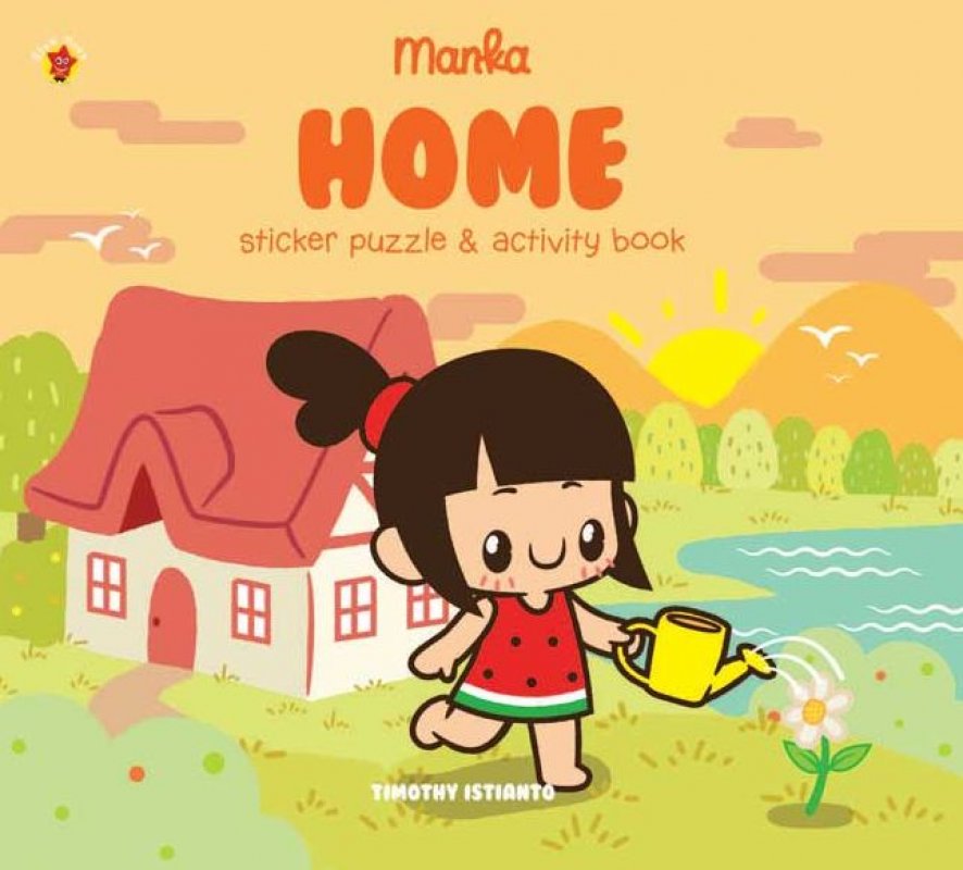 Cover Buku Sticker Puzzle Manka Home
