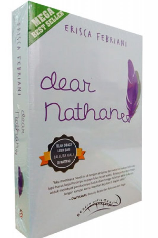 Cover Buku Dear Nathan (dist)