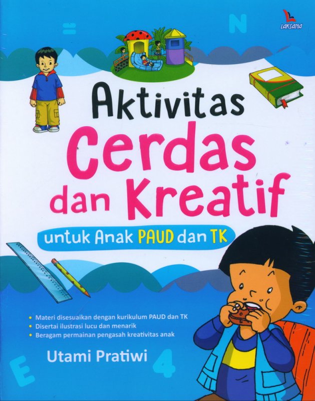 Cover Buku Aktivitas Cerdas dan Kreatif untuk Anak PAUD dan TK