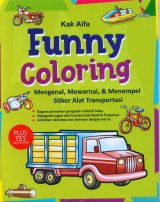 Funny Coloring (Mengenal, Mewarnai, & Menempel Stiker Alat Transportasi)