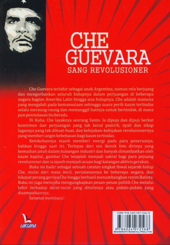 Cover Belakang Buku Che Guevara Sang Revolusioner