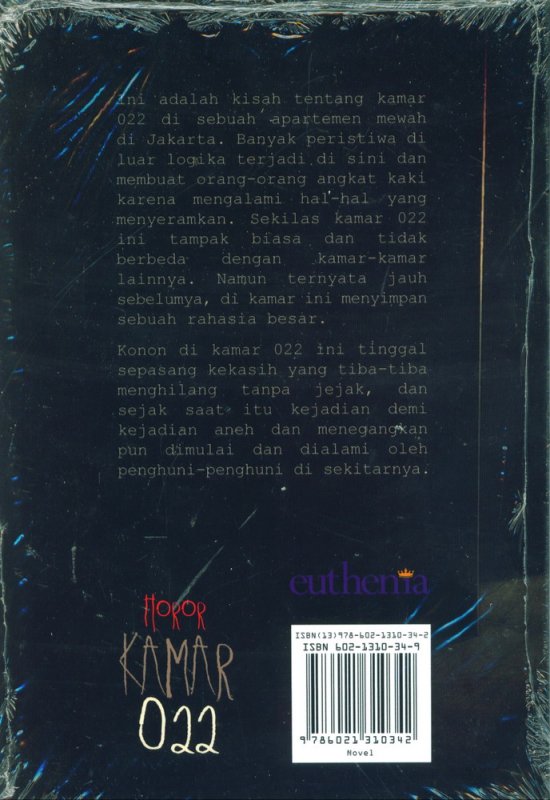 Cover Belakang Buku Horor Kamar 022