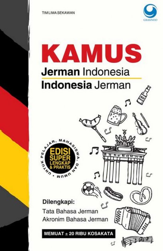 Cover Buku Kamus Jerman - Indonesia & Indonesia - Jerman