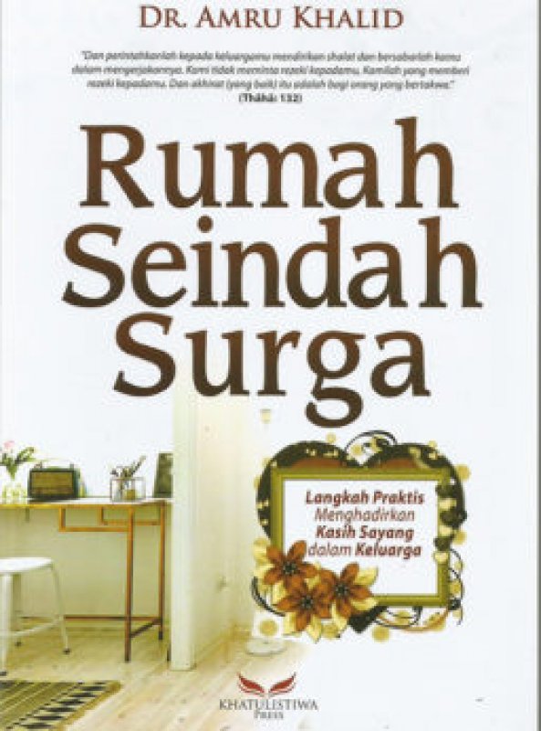 Cover Depan Buku Rumah Seindah Surga