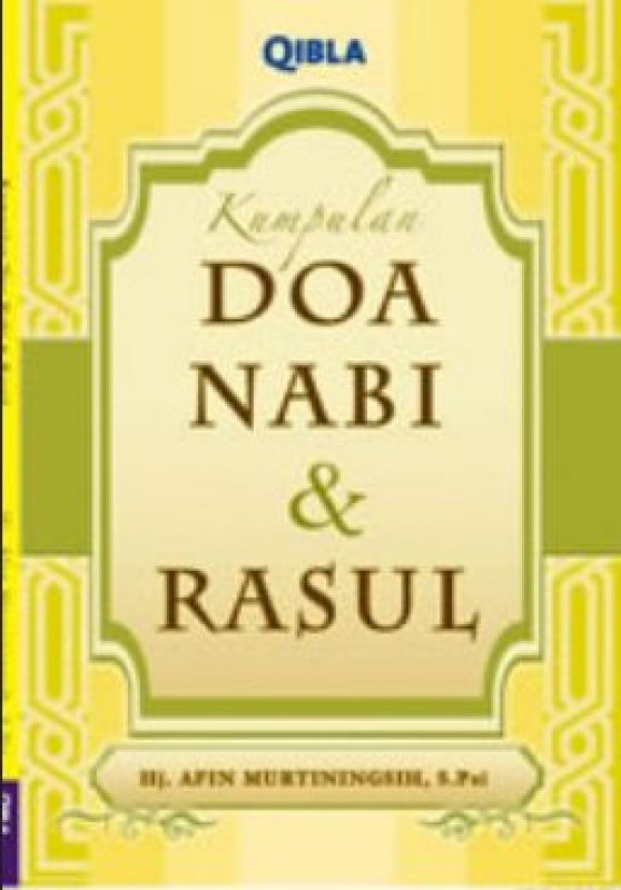 Cover Buku Kumpulan Doa Nabi & Rasul (FBO2017)