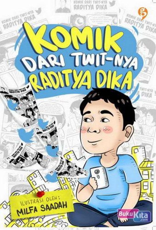 Cover Buku Komik Dari Twit-nya Raditya Dika ( Edisi Tanda Tangan ) (FBO2017)