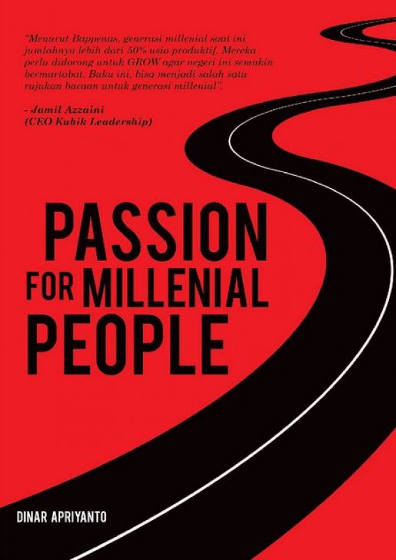 Cover Buku Passion for Millenial People