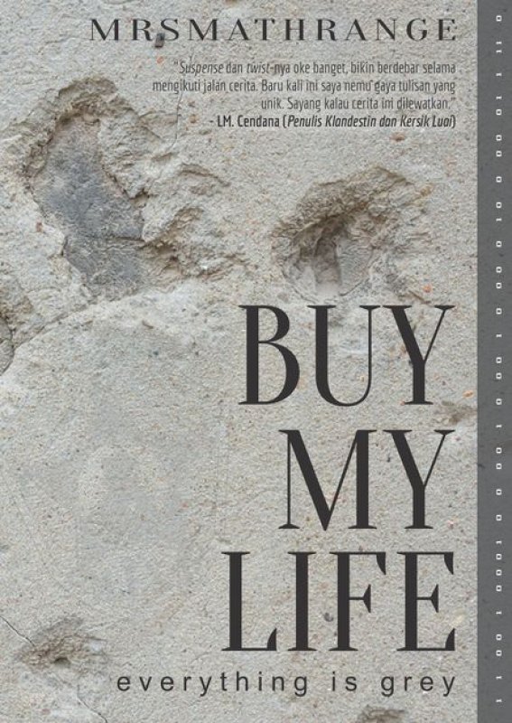 Cover Buku Buy My Life everything is grey