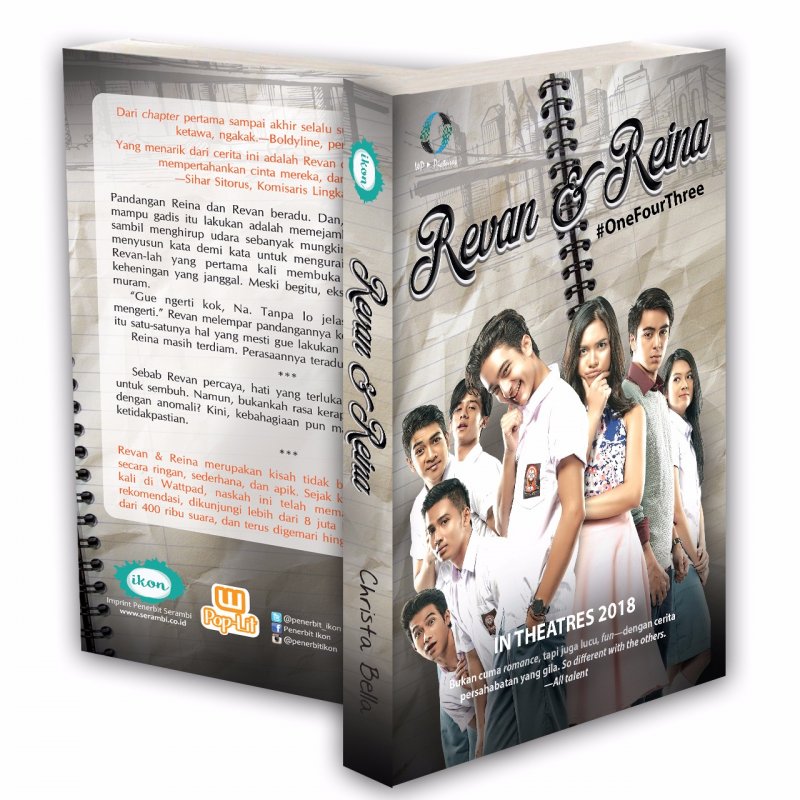 Cover Buku Revan & Reina (Cover Film)