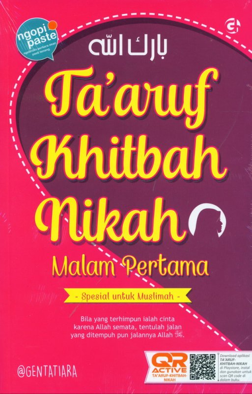Cover Buku Ta aruf Khitbah Nikah Malam Pertama - Spesial untuk Muslimah