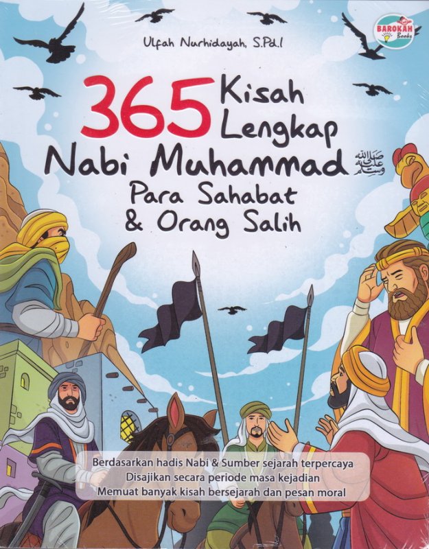 Cover Belakang Buku 365 Kisah Lengkap Nabi Muhammad Para Sahabat dan Orang Salih(New Cover)