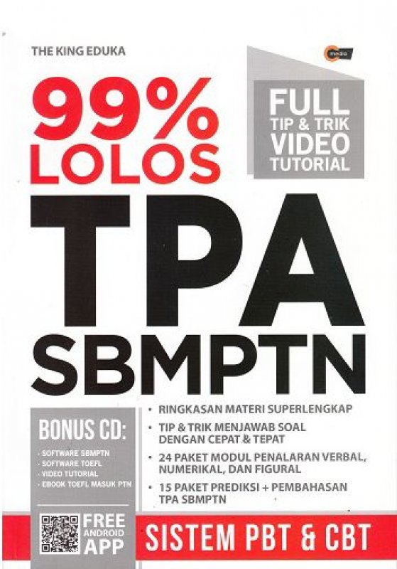 Cover Buku 99% LOLOS TPA SBMPTN