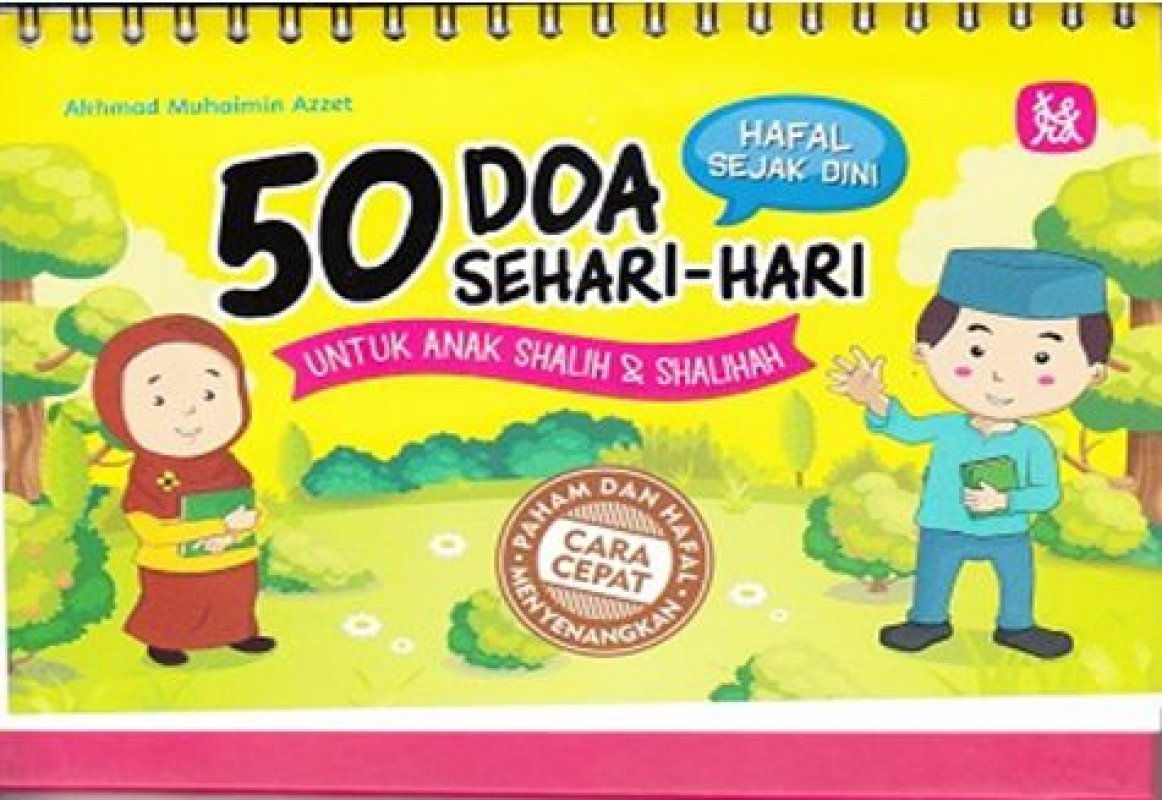 Cover Buku Hafal Sejak Dini 50 Doa Sehari-hari Untuk Anak Shalih & Shalihah