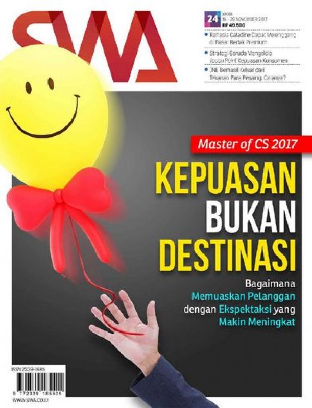 Cover Buku Majalah MIX Marketing Communications Edisi November - Desember 2017