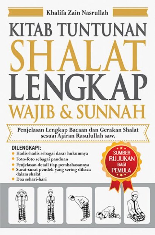 Cover Buku Kitab Tuntunan Shalat Lengkap Wajib & Sunnah