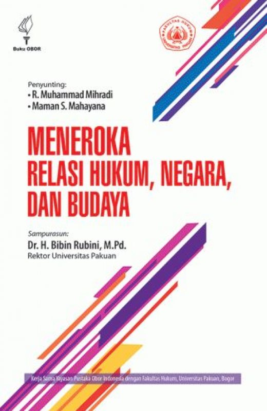 Cover Buku Meneroka Relasi Hukum, Negara, dan Budaya