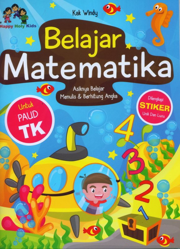 Cover Buku Belajar Matematika untuk PAUD dan TK