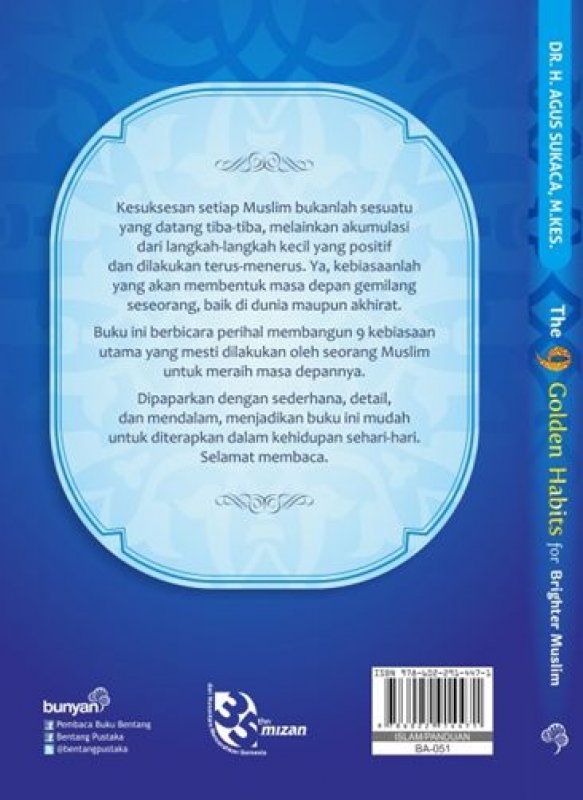 Cover Belakang Buku The 9 Golden Habits for Brighter Muslim